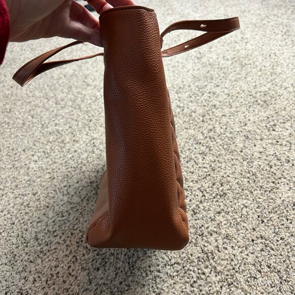 Lug Charter Classic VL Convertible Tote Bag Vegan Leather Brown Tan - Picture 11 of 11